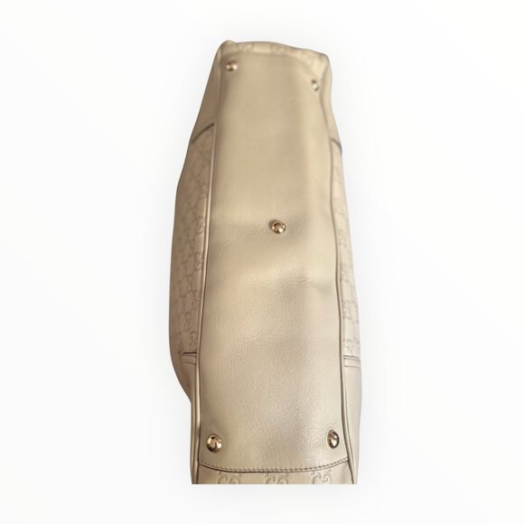 Gucci Guccissima Leather Princy Tote | White | Bow Detail - Picture 5 of 9